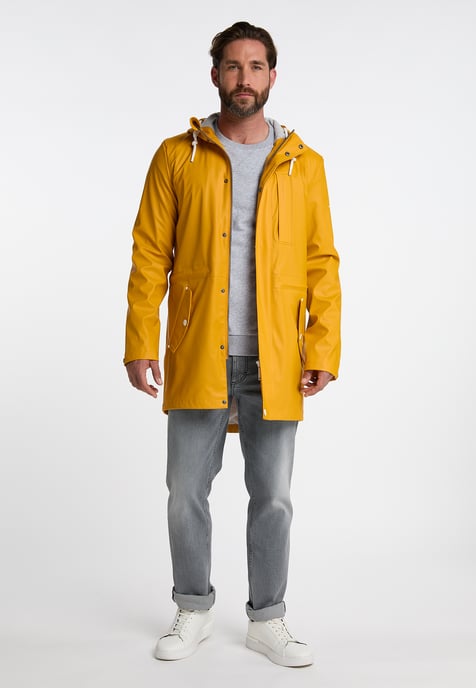 Dreimaster raincoat Men mustard - Image 4