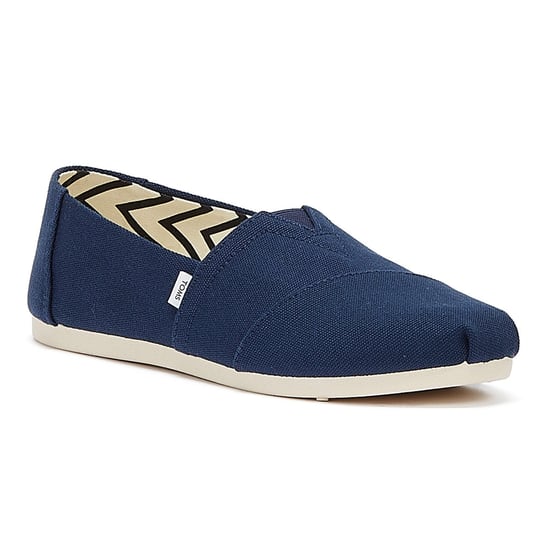 TOMS Alpargata Bomull Canvas Dam Navy Espadrilles - Image 2