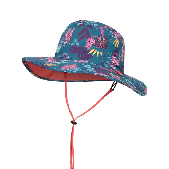 Mountain Warehouse Vändbar vattenresistent solhatt för barn/ungdomar (Teal) - Image 3