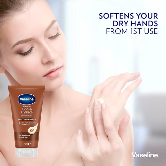 Vaseline Hand Cream Pure Cocoa Butter Hydrate 75ml, 4 Pack