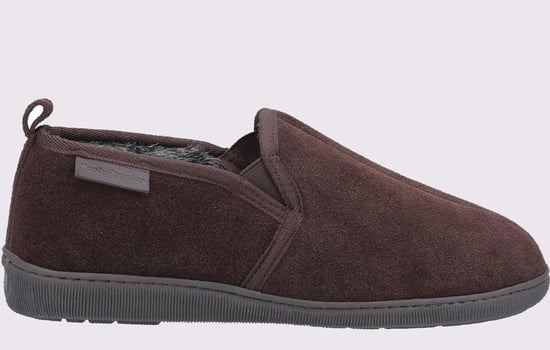 Hush Puppies Arnold Slip On Suède MEMORY FOAM Heren - Image 1