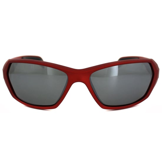 Polaroid Sport Sunglasses P7312 33W JB Shiny Red Grey Silver Mirror Polarized