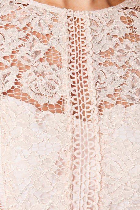 Lace Fit And Flare Midi Dress - Image 5