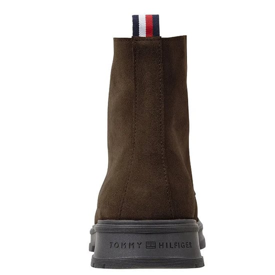 Tommy Hilfiger Veterschoenen Veterboot Suede Brown