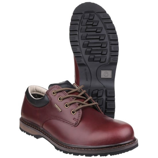 Cotswold Mens Stonesfield Lace Up Waterproof Hiking Shoes (Chestnut Brown) - Image 4