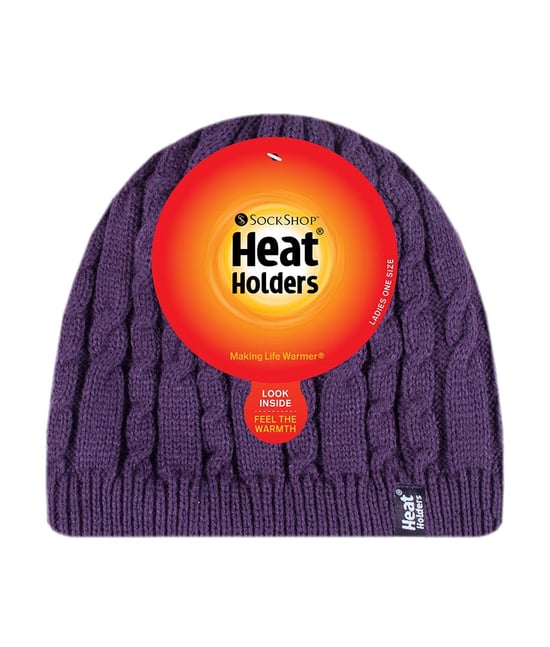 Heat Holders - Fleece gevoerde Alesund-hoed voor dames - Paars - Image 2