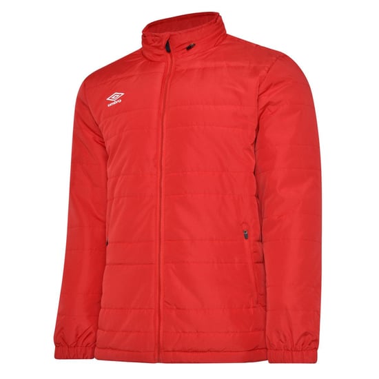 Umbro Mens Club Essential Bench Jacket (Vermillion)