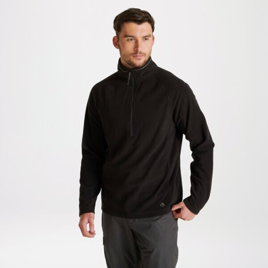Craghoppers Mens Expert Corey 200 Half Zip Fleece Top (Black)