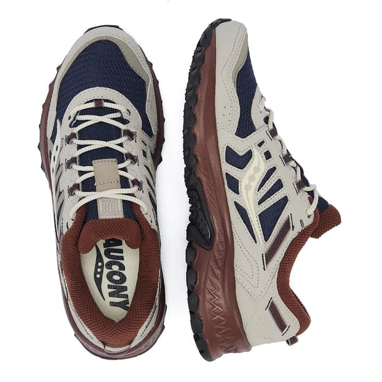 Saucony Grid Peak Navy/Dove Trainers - Image 6