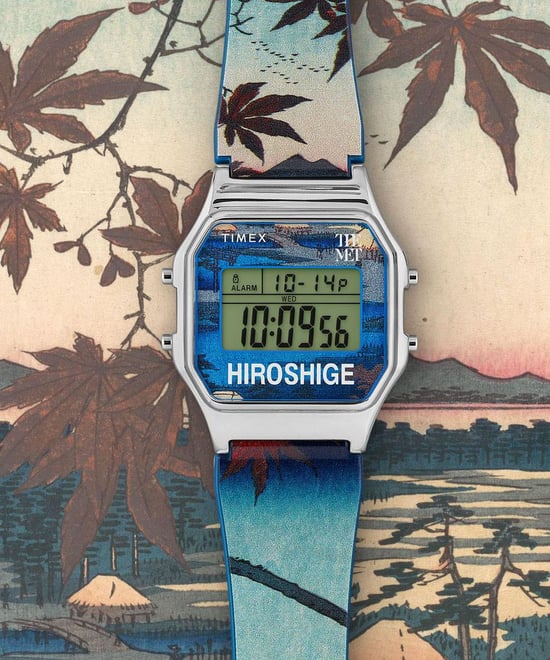 Timex The Met X Hiroshige Unisex's Multicolour Watch TW2W25300 - Image 5