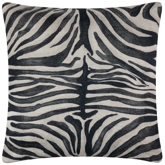 Paoletti Leopardis Zebra Woven Outdoor Cushion Cover - Image 1