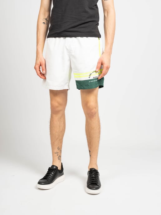 Karl Lagerfeld Swimming Trunks Golf Men's White - Image 5