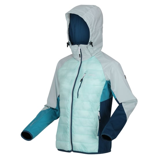 Regatta Womens/Ladies Andreson Pro Hybrid Jacket (Bleached Aqua/Tahoe Blue) - Image 3