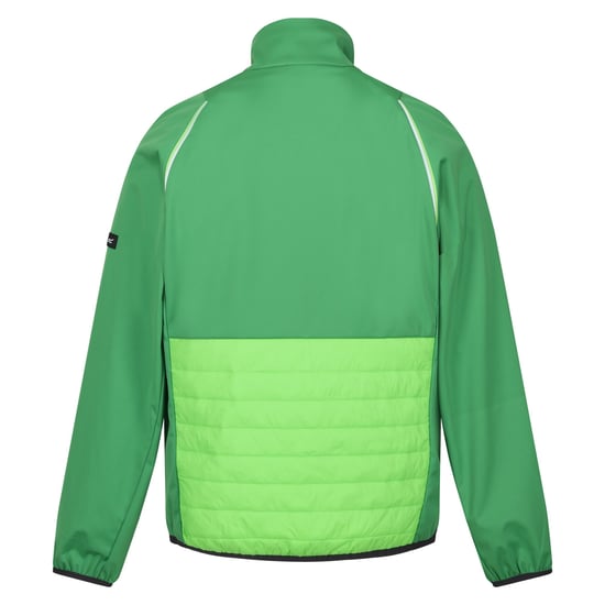 Regatta Mens Steren Hybrid Soft Shell Jacket (Field Green/Jasmine Green)