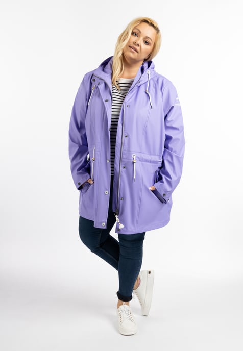 Schmuddelwedda Grote maat regenjas bridgeport Dames LILA-280 - Image 2