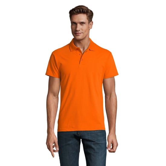 SOLS Mens Spring II Polo Shirt (Orange) - Image 1
