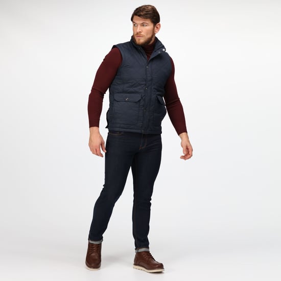 Regatta Mens Tyler Sleeveless Bodywarmer/Gilet (Navy)