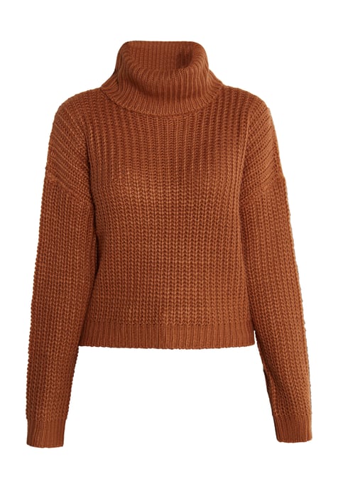 Mymo Knitted pullover women tan - Image 1