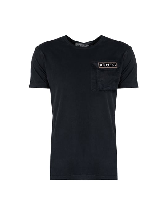 Iceberg T-Shirt C-Neck Men's Black - Image 1