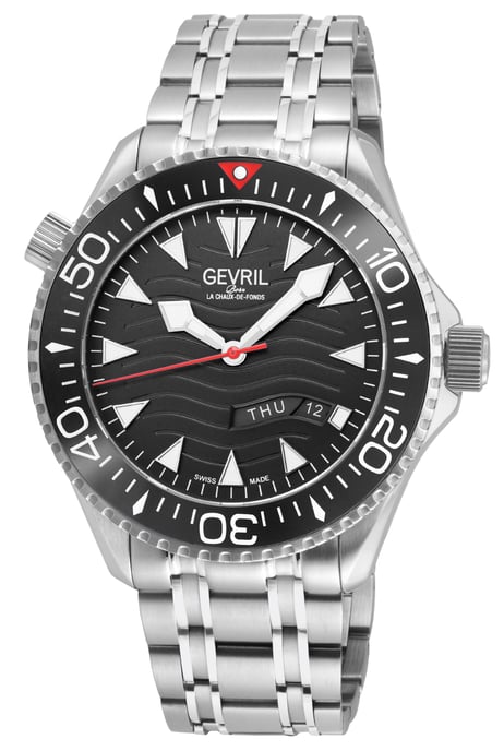 Gevril Men's Hudson Yards Swiss Automatic Black Watch - Image 1