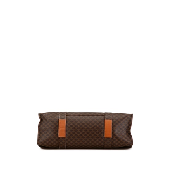 Vintage Celine Macadam Coated Canvas Tote Brown - Image 3