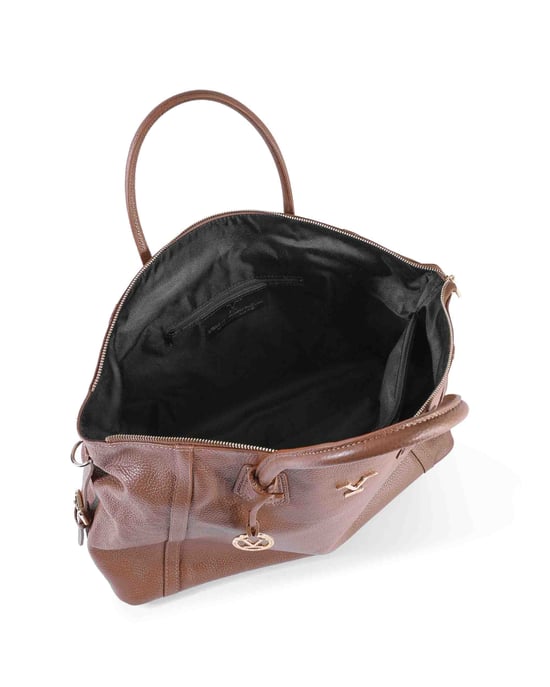 V Italia Womens Handbag CE01 Dollaro Cuoio - Image 5