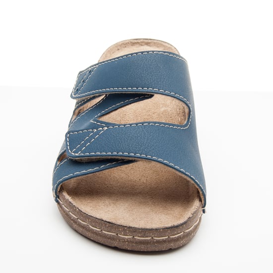 Confortable wedge sandal Montevita in Blue