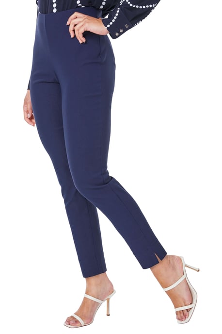 Petite Full Length Elastic Waist Trousers - Image 1