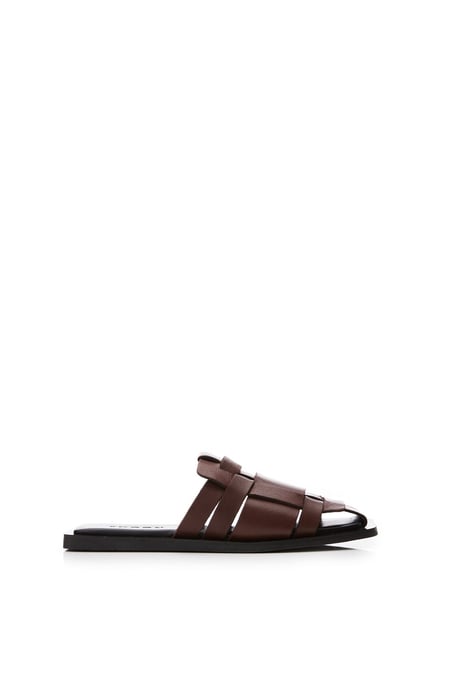 'Sh Akari' Brown Leather
