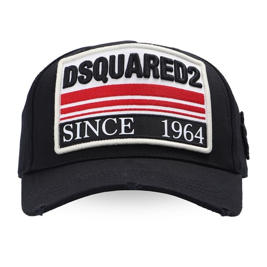 DSQUARED2 Since 1964 Embroidered Logo Black Cap - Image 2