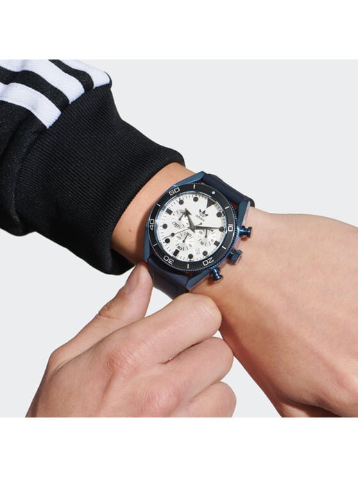 Adidas Originals Edition Two Chrono Unisex's Blue Watch AOFH23004 - Image 4