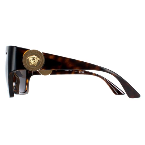 Versace Butterfly Womens Dark Havana Dark Grey VE4452