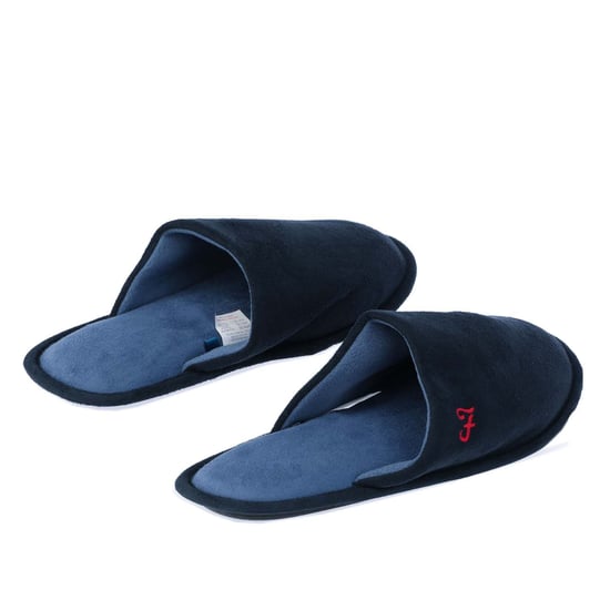 Men's Farah Hydraulic Slippers in Navy Marl - Image 3