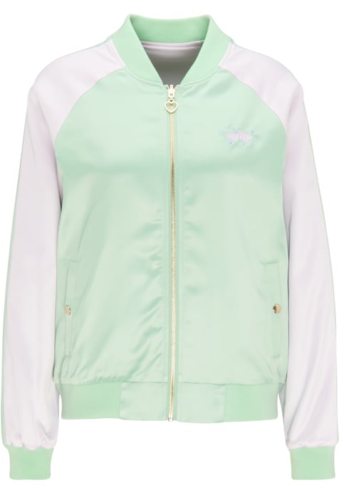 Mymo Omkeerbare jas Dames neo mint colorblock - Image 1