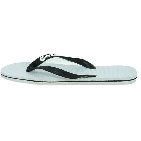 Philipp Plein Brand Logo White Flip Flops