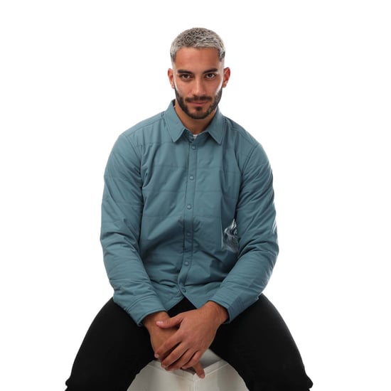 Men's Snow Peak Flexible Insulated Shirt in Blue - Image 4