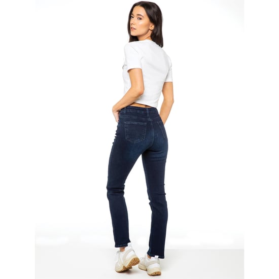 Enzo Womens Straight Denim Jeans - Image 3