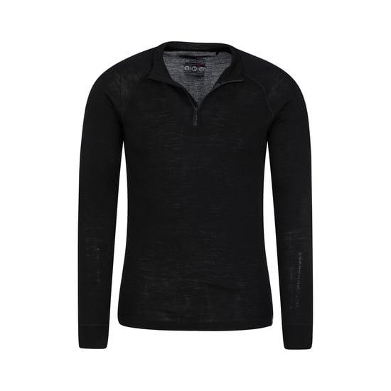Mountain Warehouse Mens Merino II Base Layer Top (Black)