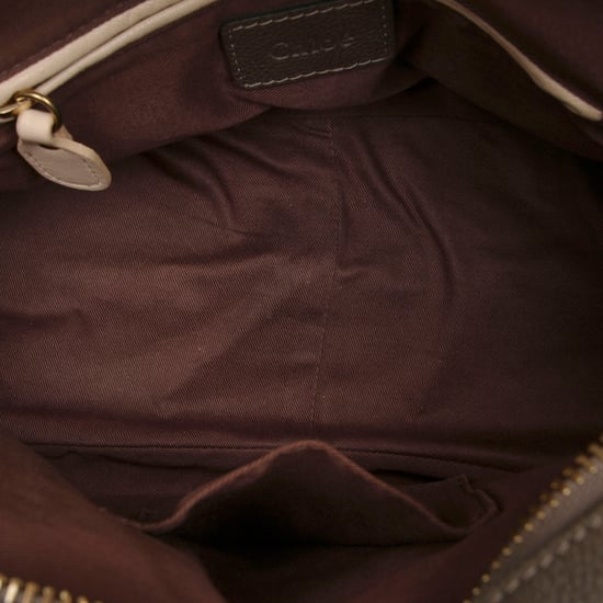 Vintage Chloe Paraty Leather Satchel Gray - Image 5
