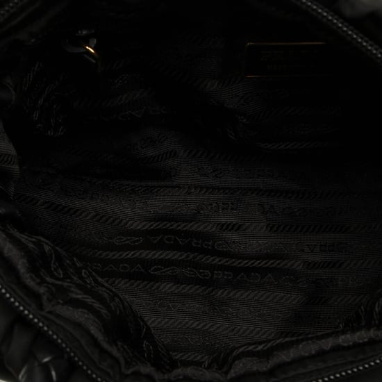 Vintage Prada Tessuto Satchel Black - Image 5