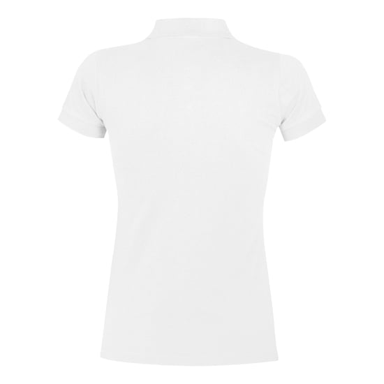 SOLS Womens/Ladies Portland Polo Shirt (White) - Image 2