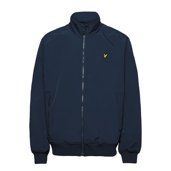Lyle & Scott Fleece fodrad trånghalsad marinblå jacka - Image 1