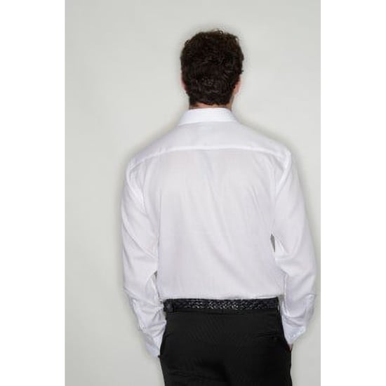 Russell Collection Mens Long Sleeve Ultimate Non-Iron Shirt (White) - Image 2