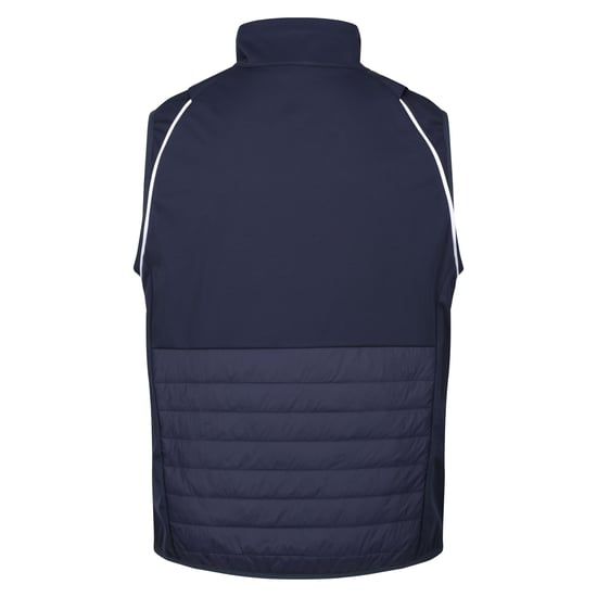 Regatta Mens Steren Hybrid Soft Shell Jacket (Navy/Danger Red)