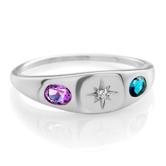 Orphelia 'Regula' Women's 925 Sterling Silver Ring - Silver ZR-7578 - Image 3