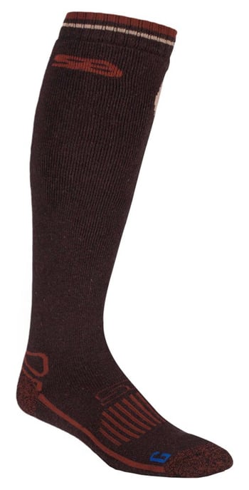 Mens Extra Long Knee High Wool Blend Thermal Boot Socks for Wellies - Image 1