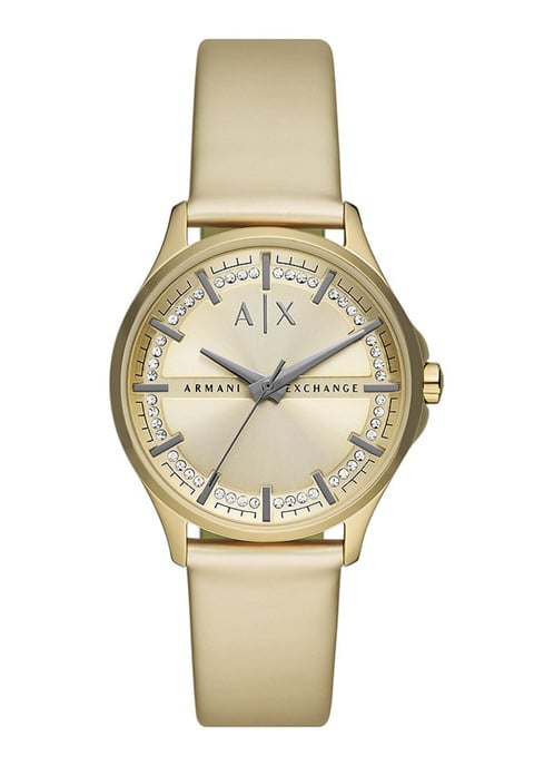 Armani Exchange Lady Hampton Women's Gold Watch AX5271