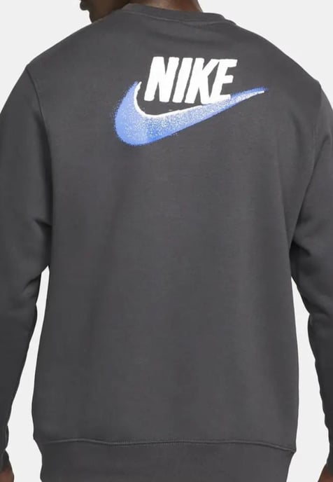Nike Mens Standard Issue Crew Tracksuit in Dark Smoke Grey - Image 2