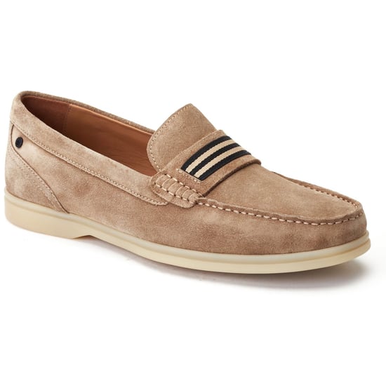 Base London Drum Leather Men's Sand Loafers - Image 1
