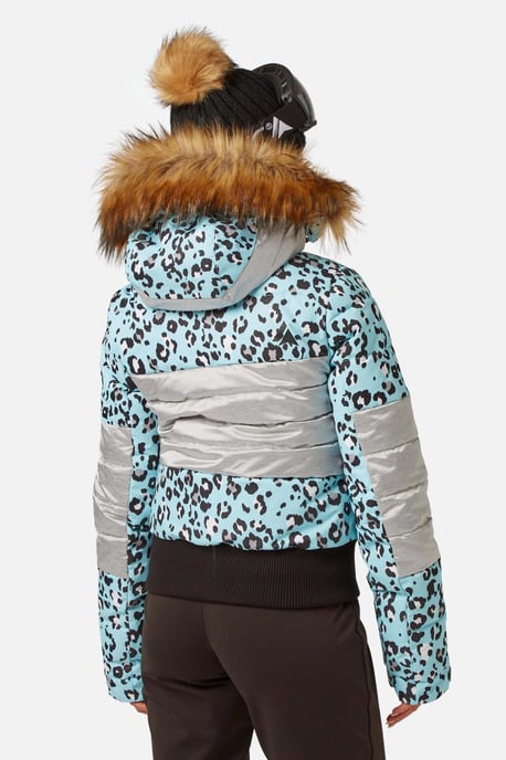 Fiore Hypadri Ski Jacket Disco Leopard Sky